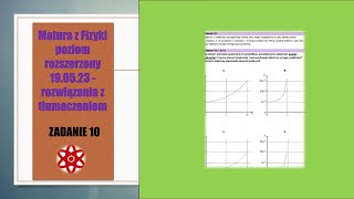 Zadanie 10 Matura z Fizyki poziom Rozszerzony 19052023  rozwiązania krok po kroku [upl. by Garibald]