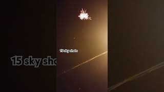 🎇15 sky shots diwali🪔 crackers testing 2024 shorts shortsfeed diwalicrackers fireworks [upl. by Eerazed]