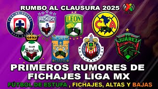 ✅ PRIMEROS RUMORES Y FICHAJES LIGA MX CLAUSURA 2025  IDRISSI FICHAJE DEL AMÉRICA BAJA DE CHIVAS [upl. by Nosam]