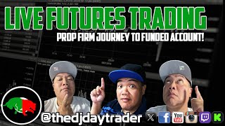 LIVE FUTURES TRADING WITH THE DJ DAYTRADER [upl. by Lenod]