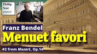 Franz Bendel Menuet Favori 2 from Mozart Op14 [upl. by Godwin]