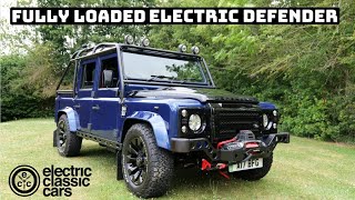 Fully loaded Electric Land Rover Defender [upl. by Ridley]