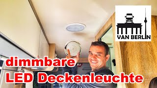 dimmbare LED Deckenlampe  blau  Van Deckenleuchte austauschen  Clever Move Celebration Tour [upl. by Ahsia]