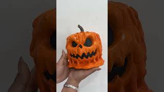 Melting Halloween Pumpkin Candy Bowl with Lid  Reusable Spooky Food Display [upl. by Melosa]