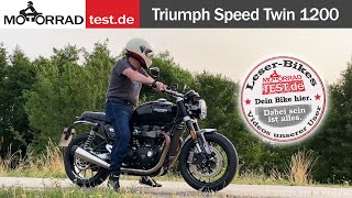 Triumph Speed Twin 1200  LeserBikeVideo von Chris [upl. by Wymore817]