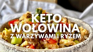 KETO Wołowina z warzywami i ryżem  Obiad do lunchboxa [upl. by Eiramnwad]