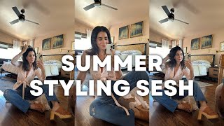 SUMMER STYLING SESSION QUICKIE OUTFIT IDEAS [upl. by Idid]