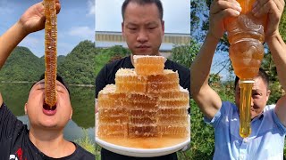 ASMR Eating Best Asmr Honeycomb [upl. by Noiramed197]