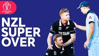 New Zealand Super Over  Every Ball  ICC Cricket World Cup 2019 [upl. by Loram]