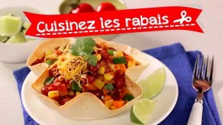 Cuisinez les rabais  recette rapide de chili végétarien en bol croustillant [upl. by Liba813]