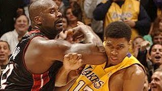 Andrew Bynum dunking on Shaq [upl. by Naida70]