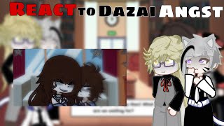 BSD React to Dazai angst videos  React to Dazai  Dazai angst [upl. by Keisling]