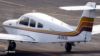 Piper PA28RT201T Turbo Arrow IV Light Plane Takeoff Flight amp Landing  Kohnan Aerodrome [upl. by Ijnek886]