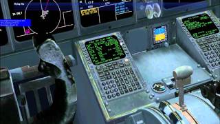 PMDG MD11 takeoff cockpit view part 1 [upl. by Sikras]