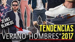 Tendencias para hombre en VERANO 2017  JR Style [upl. by Deeas704]