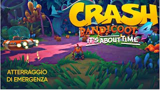 SOLUZIONE CRASH BANDICOOT 4 ITS ABOUT TIME ATTERRAGGIO DI EMERGENZA 100 [upl. by Nylaf]