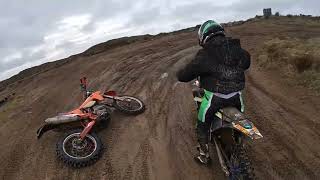 Bacup Mx Track  Deep Ruts Deep Puddles Serious Arm Pump [upl. by Gibbs]