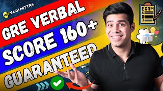 New GRE Verbal 10 Tips and Strategies to score 160  Tricks Revealed  No Coaching Needed [upl. by Vivianne]