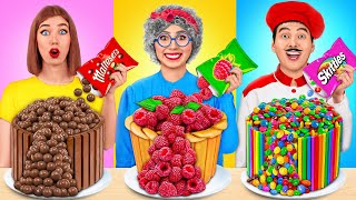 Me vs Grandma Cooking Challenge  Cake Decorating Challenge by Multi DO Challenge [upl. by Epner325]