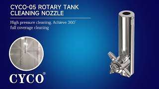 Tank Cleaning Nozzles  CYCO05 Rotary Tank Cleaning Nozzle [upl. by Garfield]