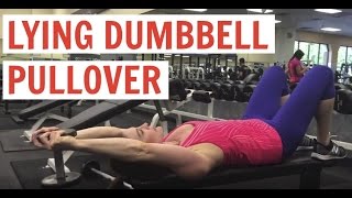 Lying Dumbbell Pullover [upl. by Nwahsirhc]