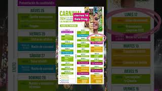 Programa Carnaval Las Palmas de Gran Canaria 2024 y fechas más importantes 🎭 GranCanaria [upl. by Oderf830]