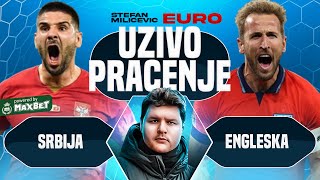 2100 SRBIJA vs ENGLESKA  EURO 2024  Stefan Milicevic LIVE [upl. by Wolliw918]