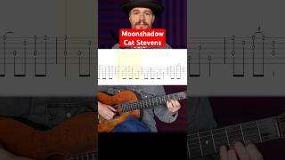 Moonshadow Cat Stevens Guitar Strumming Tutorial shorts guitar [upl. by Samled]