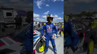 Jump Test with Travis Pastrana 862hp Gymkhana 2020 Subaru STI goes flying SHORTS [upl. by Ahsinit]