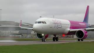 Wizz Air UKs First A321 Neo at London Luton Airport [upl. by Dimah]