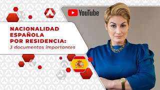 🇪🇸 Nacionalidad Española por Residencia 3 documentos importantes [upl. by Sadye]