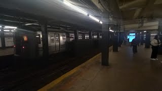 R68 B trains endingStarting service at 2nd avenue [upl. by Yalonda]