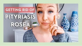 PITYRIASIS ROSEA  HOW I GOT RID OF IT FAST  LauraLee [upl. by Idner]