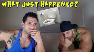 How To Fix a Leaking Toilet REACTION HILARIOUS [upl. by Nerte]