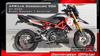 Dorsoduro 900 MY 2020💥 Pure Sound 🔥DECAT vs Catalyst ⚡ Ride 🔊Dominator Exhaust HP1🎧HQ 🇵🇱 [upl. by Jeraldine]