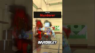 DOUBLE INVISIBLE in MM2 Roblox roblox mm2 shorts [upl. by Can802]