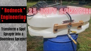 Converting a spot sprayer into a boomless sprayer [upl. by Baras]