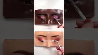 Multichrome on Dark amp Light skin difference eyeshadow multichrome makeuplook [upl. by Thibaud]