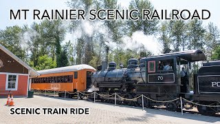 Mt Rainier Scenic Railroad Scenic Train Ride 2024 July [upl. by Natsud]