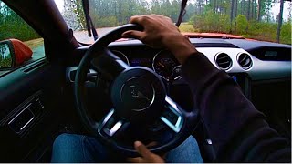 Street Drifting My S550 Mustang GT in the Rain  POV [upl. by Sumaes]