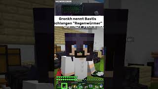 Gronkh nennt Bastis Schlangen Regenwürmer craftattack12 minecraft twitch bastighg gronkh [upl. by Nwahser]