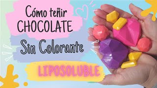 Cómo teñir chocolate🤎🍫 SIN COLORANTE LIPOSOLUBLE 😱😱 🤑 [upl. by Eshman393]