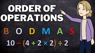 Order of operations using BODMAS [upl. by Nevar]