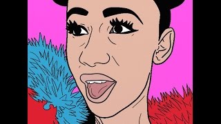 Cardi B Cartoon [upl. by Ilyse]