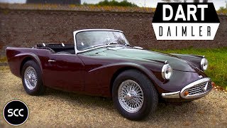 DAIMLER DART SP 250 LHD 1959  Modest test drive  SP250 V8 Engine sound  SCC TV [upl. by Assirek]