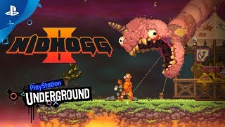 Nidhogg 2  PS4 Gameplay Demo  PS Underground [upl. by Kristal]