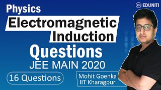 Electromagnetic Induction  JEE Main 2020 Question Solution  JEE Physics  Mohit Goenka [upl. by Yemirej]