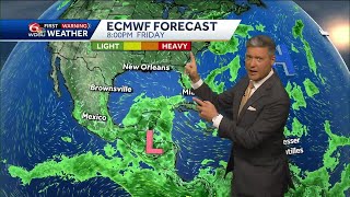 Tracking storms from a surge of tropical humidity [upl. by Ddarb]