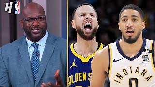 Inside the NBA reacts to Warriors vs Pacers Highlights [upl. by Sadonia790]