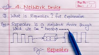 What is Repeater full Explanation  Computer Networking [upl. by Aicelet]